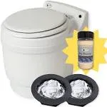 Laveo Portable Dry Flush Toilet - Battery &amp; Charger