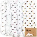 KeaBabies Softe Muslin Baby Burp Cloth - The Wild