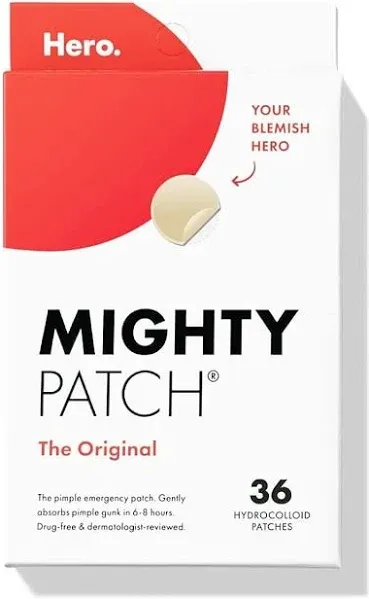 Hero Mighty Patch Original Acne Pimple Patches (24 ct)