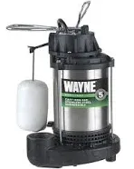 New Wayne Cdu980e Submersible Cast Iron Stainless 3/4hp Water Sump Pump & Switch"