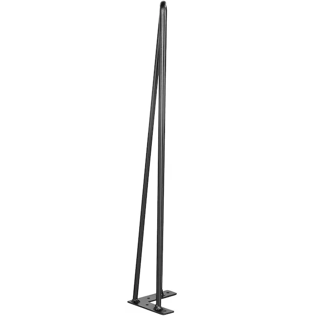 VEVOR 34 in. 880 lbs Load Capacity Hairpin Table Legs Black - Set of 4