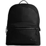 Coach Charter Pebble Leather Backpack Black