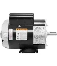 VEVOR 5HP SPL Air Compressor Motor 230V 15.0A 56 Frame CW/CCW Rotation