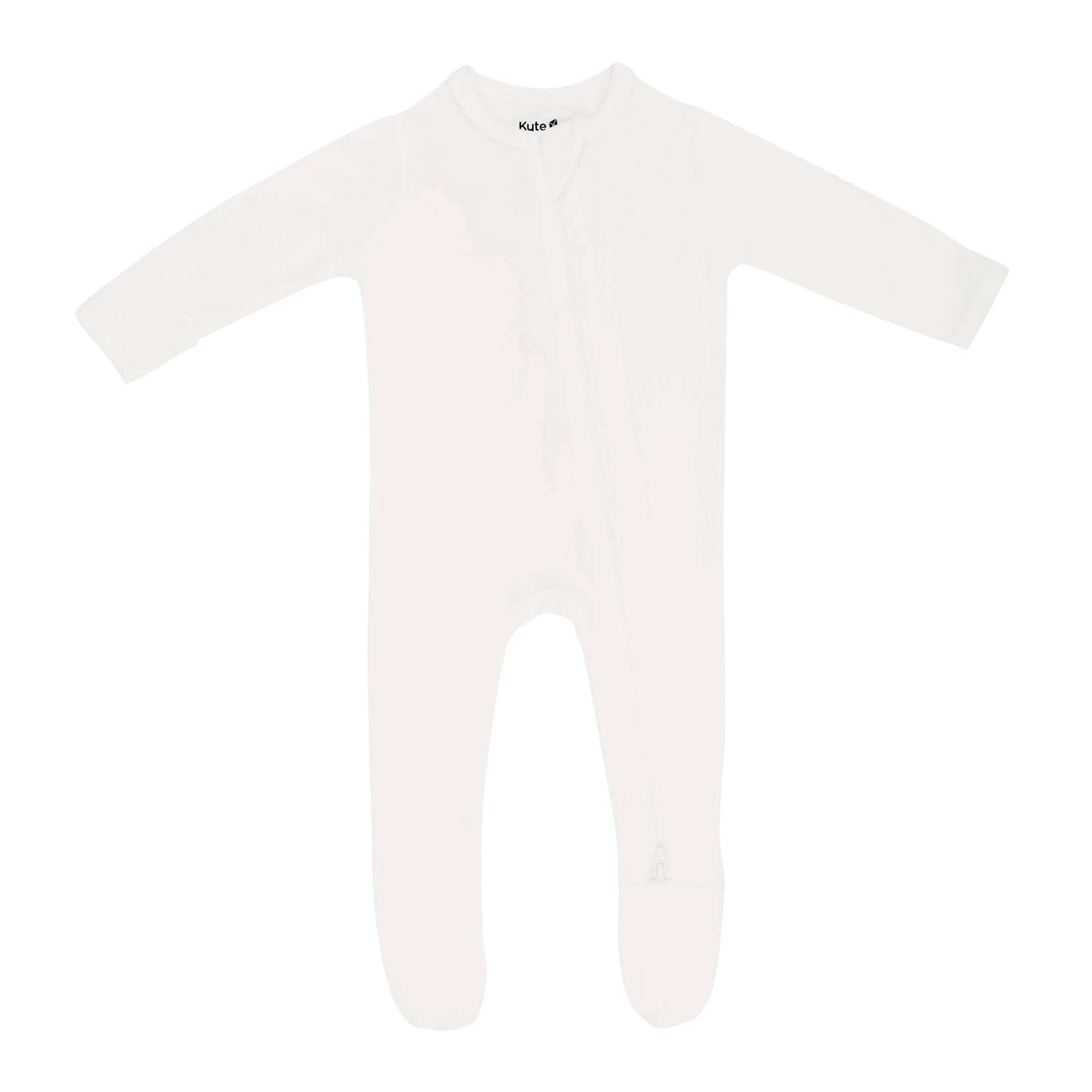 Kyte Baby Newborn Zippered Footie in Cloud