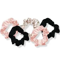 Kitsch - Satin Sleep Scrunchies - Black