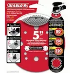 Diablo DCD050VFNH07G 5 in. Refinishing Sanding Disc with Hook & Lock