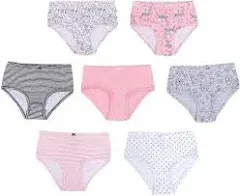 Carters Girls Underwear  7 Pack Animal Print Brief Panties (Little Girls & Big Girls)