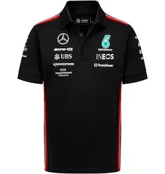 Mercedes AMG Petronas F1 2023 Team Polo - Black