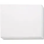 Pacon Four-Ply Railroad Board, 22 x 28, White, 100/Carton