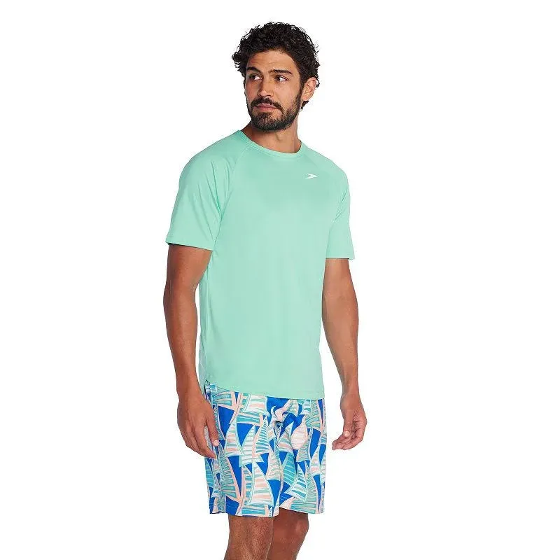 Men's Speedo Quick-Dry UPF 50+ Short Sleeve Swim Tee