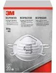 3M 20-Pack Disposable Sanding And Fiberglass Safety Mask 8200Hb1-C