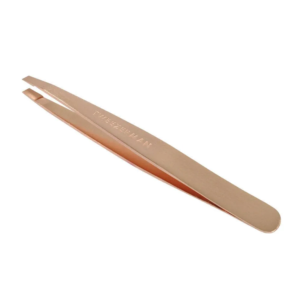 Tweezerman Rose Gold Slanted Tweezer Model No. 1256-RGR