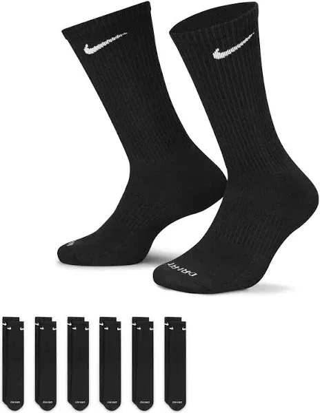 Nike Performance Cushion Crew Socks with Band (6 Pairs)