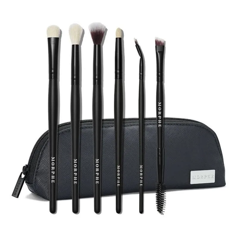 Morphe Eye Stunners 6 Piece Brush Collection + Bag