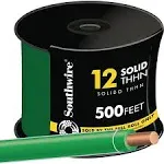 Southwire 500-ft 12-Solid CU THHN Green