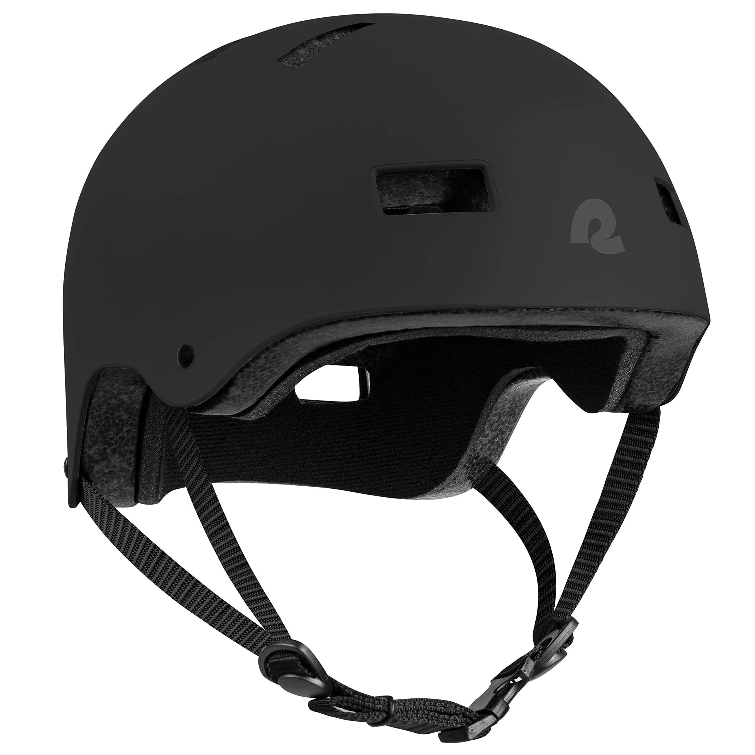 Retrospec Dakota Bike and Skate Helmet, Large, Matte Black