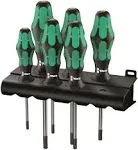 Wera Torx Screwdriver Set with Rack (6-piece Set)