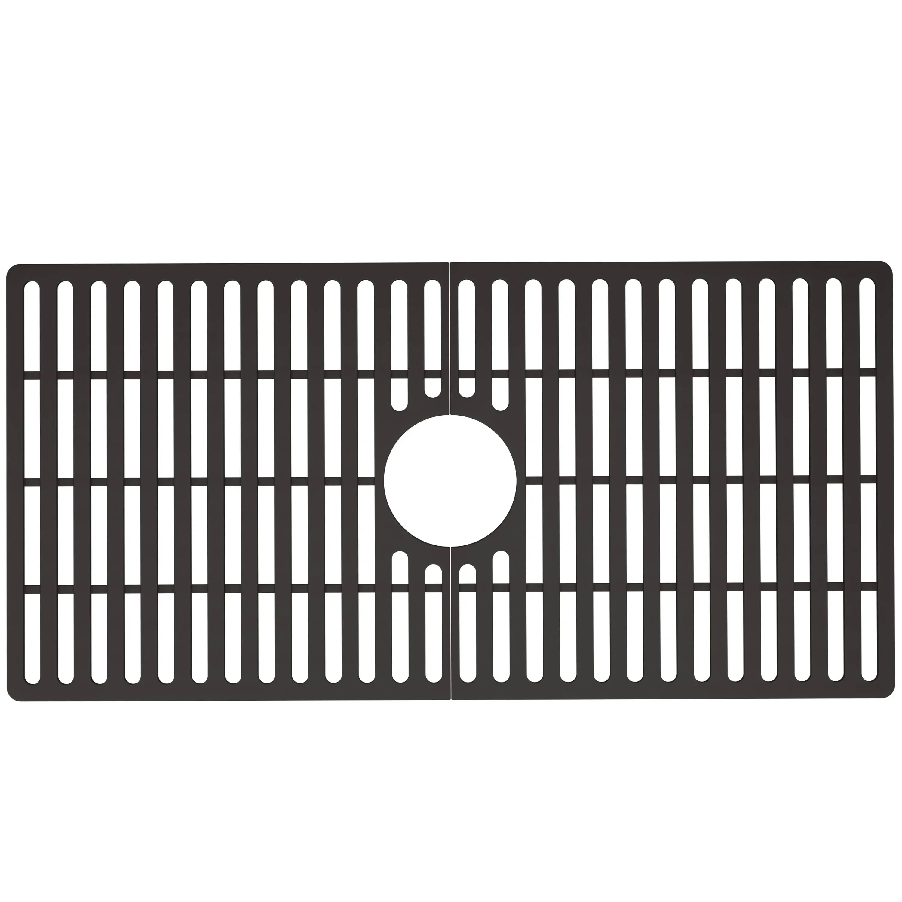 Vigo VGSG3318 Gray Silicone Kitchen Sink Protective Bottom Grid For Single Basin 33 In. Sink