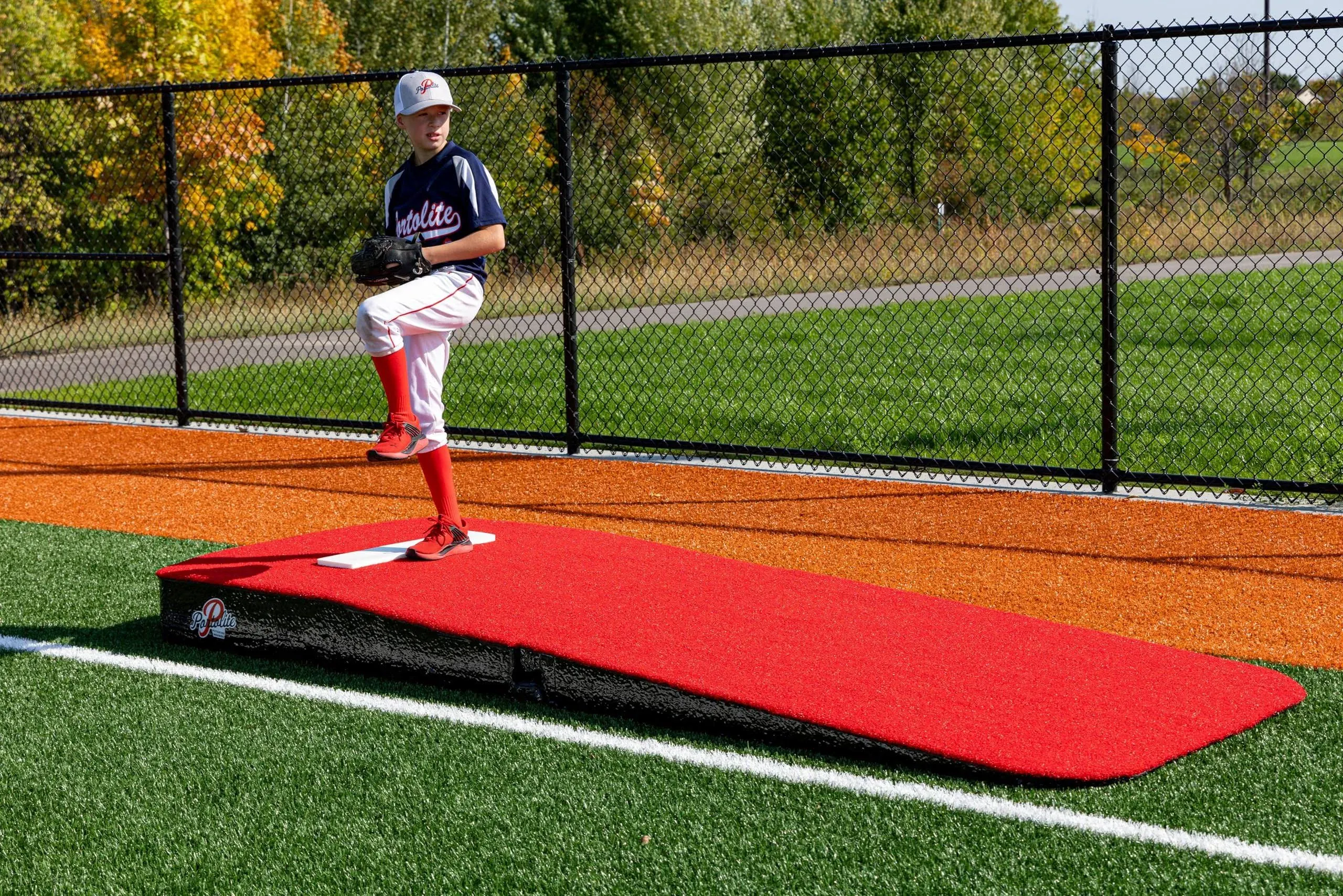 Portolite - 10" Full Length Practice Mound - Two-Piece - Practice Pitching Mounds