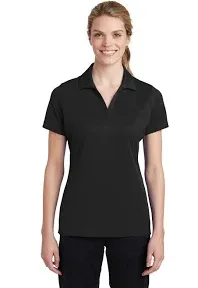 Sport-Tek LST640 Ladies PosiCharge RacerMesh Polo - Carolina Blue