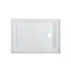 Swiss Madison Voltaire 48" x 36" Acrylic White, Single-Threshold, Right Drain, Shower Base - SM-SB509