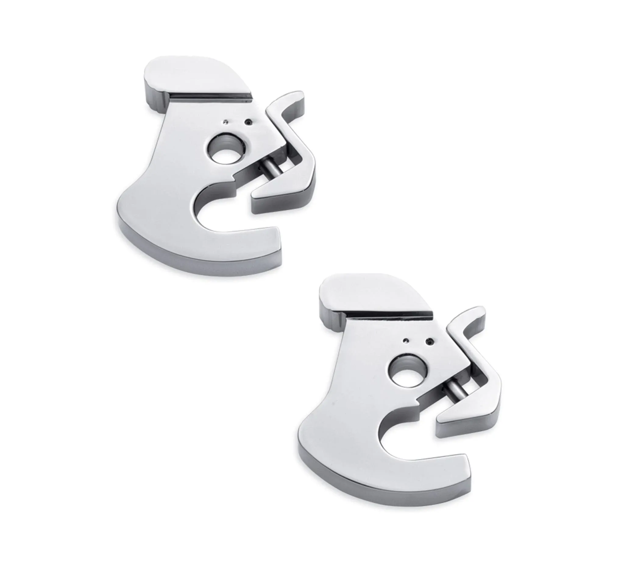 Harley-Davidson H-D Detachables Latch Kit, Chrome - 12600036