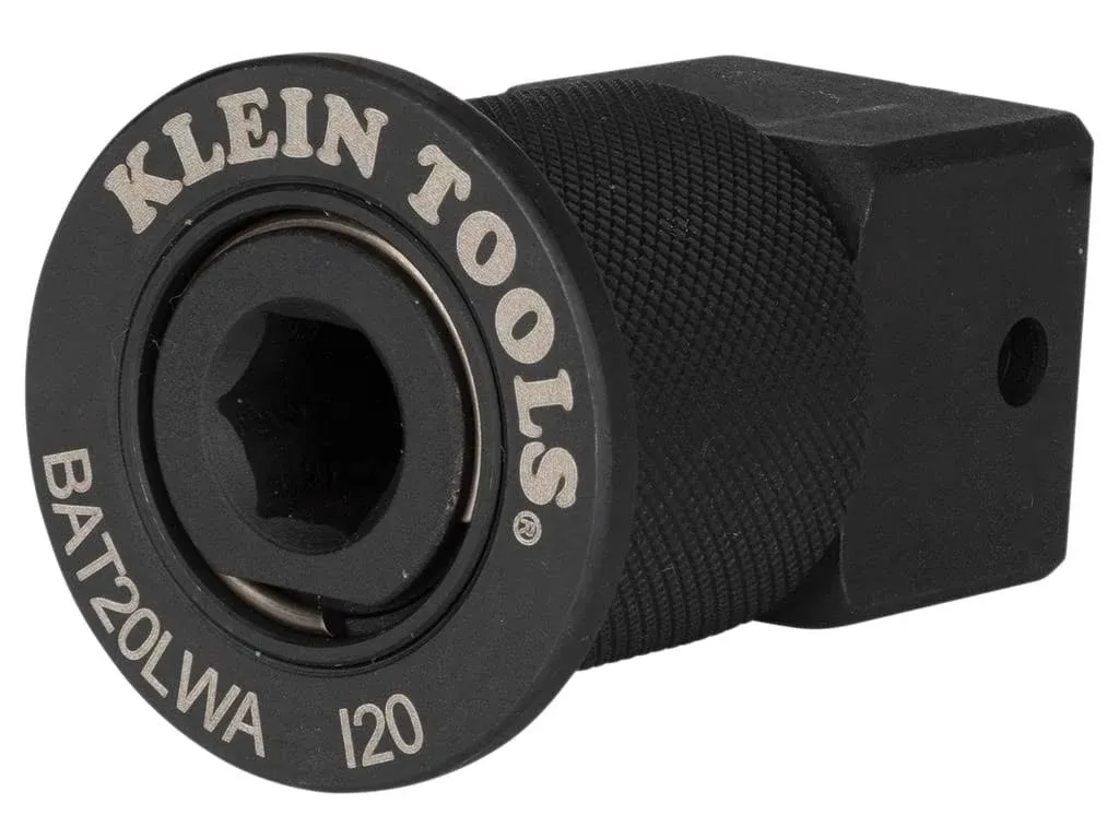 Klein Tools BAT20LWA Adapter for 90-Degree Impact Wrench, 7/16"