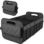 Deosk Car Trunk Organzier for SUV,Car Organziers and Storage with 6 Big Pocket,Car Accessories for Women/Men 50L Waterproof Polyester Trunk
