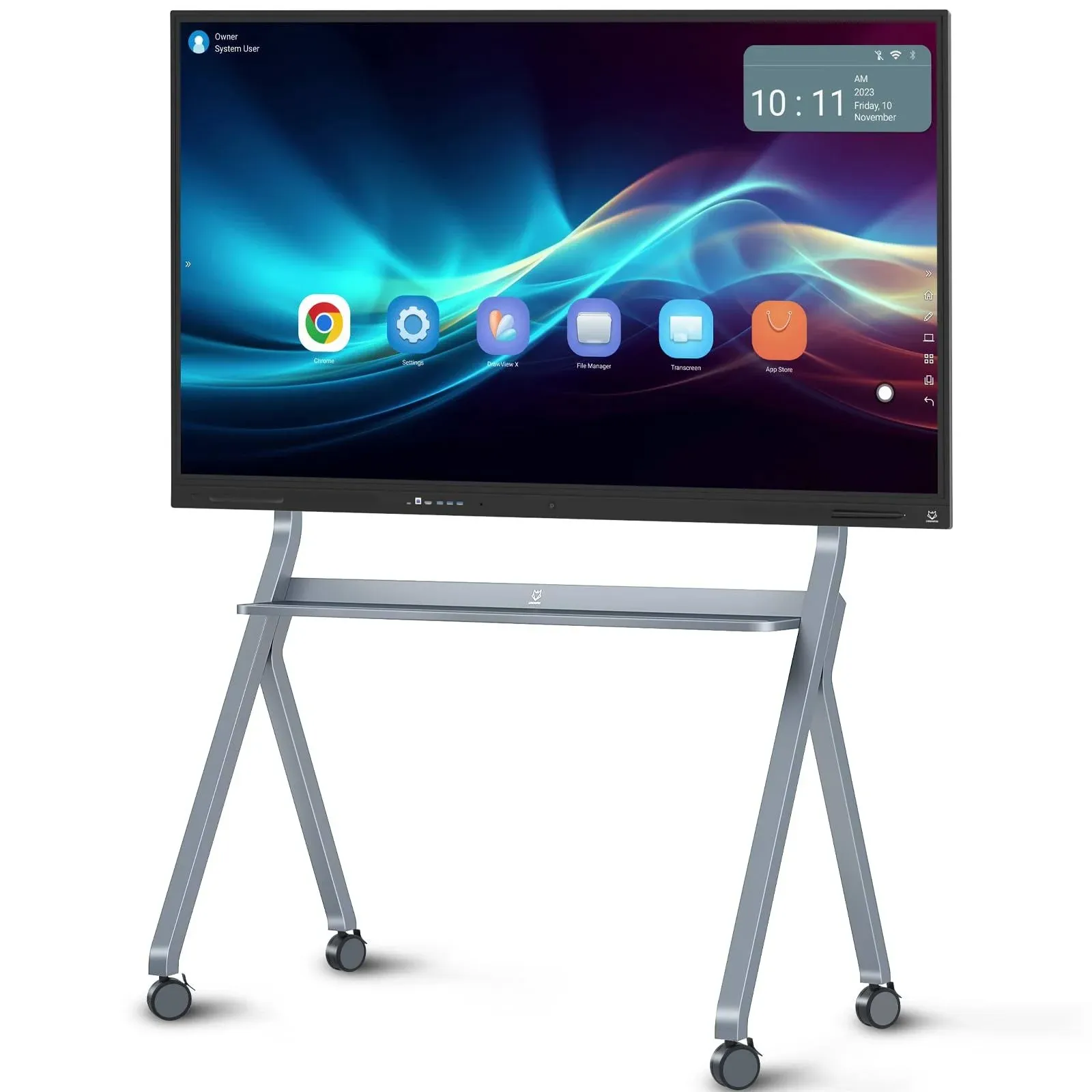 75 Inch Interactive Whiteboard, 4K UHD Touch Screen Digital Whiteboard with O...