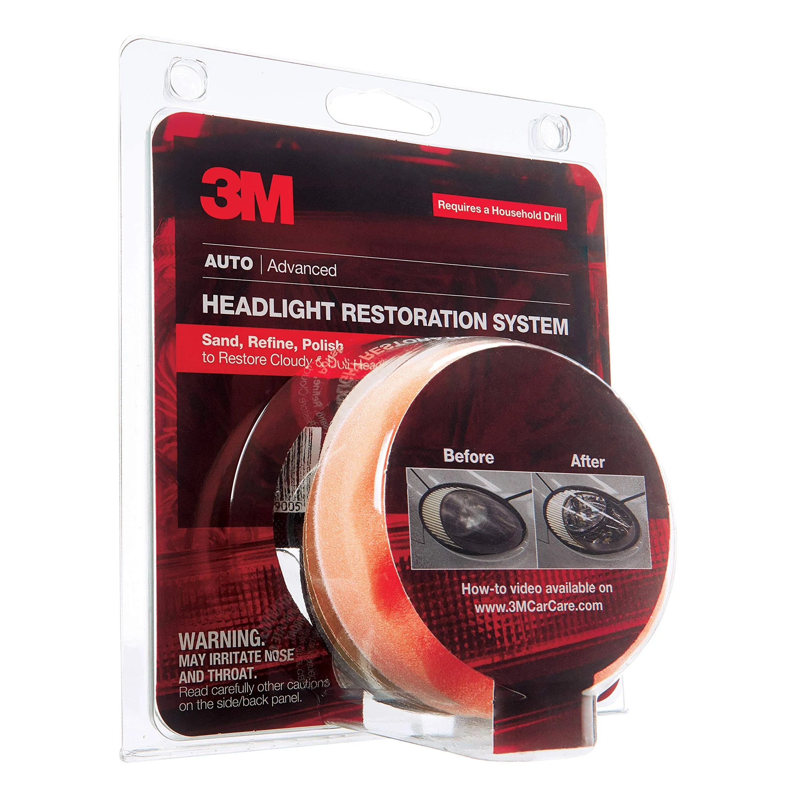 3M 39008 Headlight Lens Restore System, Price/each