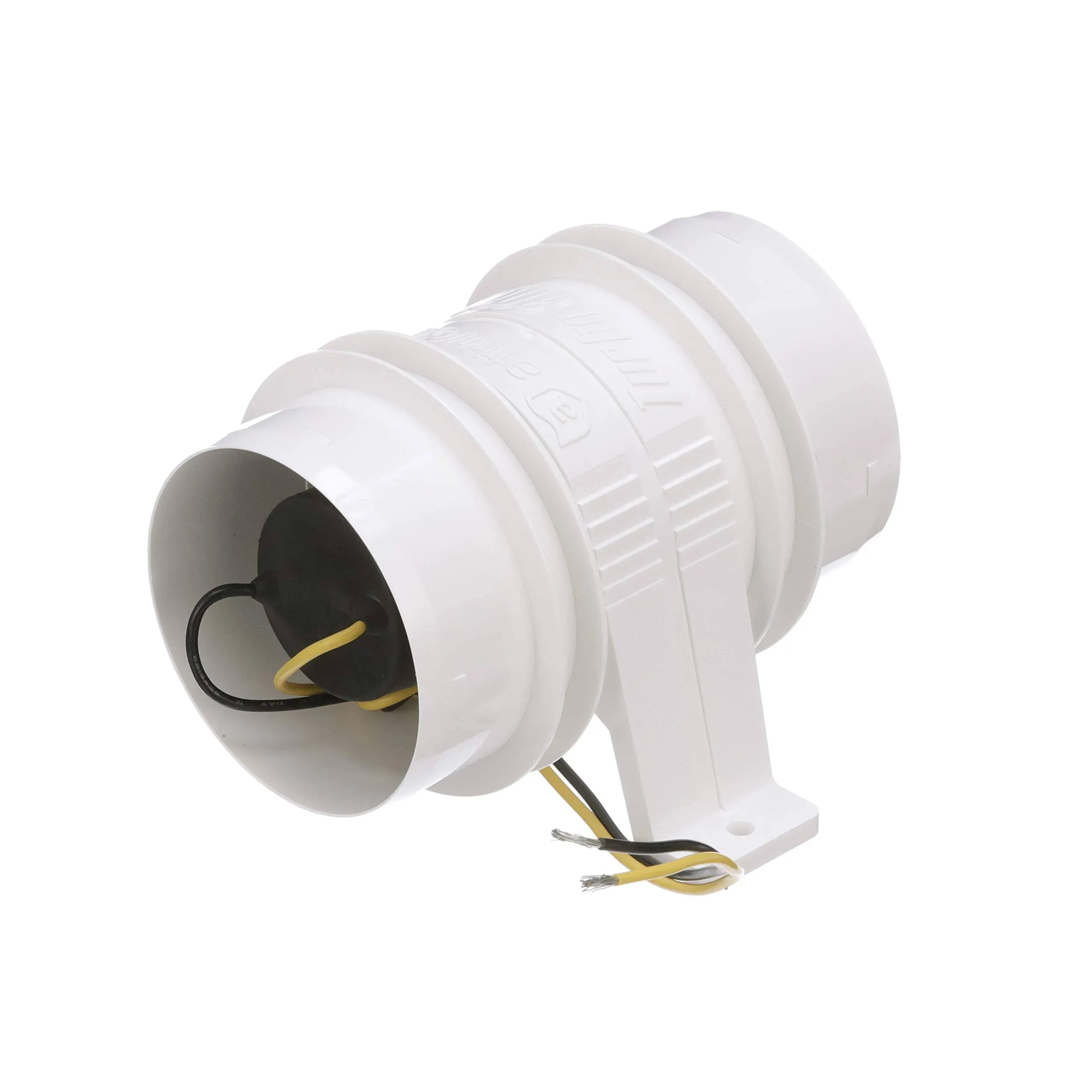 Attwood Turbo 3000 Series Water-Resitant, In-Line Blower - 12V - White - 1733-4 | Anchor Express