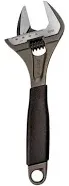 9029 R US 6" Bigmouth Ergo Adjustable Wrench Slim Head w/Tapered Jaws Bahco New