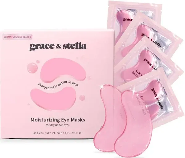 Grace & Stella - Everything Is Better In Pink - collagen eye patches.