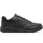 Men's Leather 928v3 Walking Shoes - Black - Regular (D)