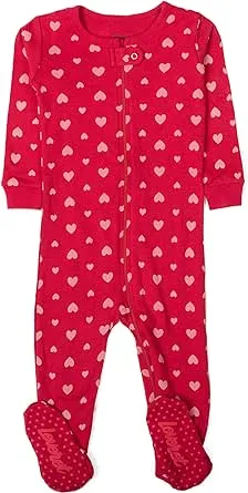 Leveret Kids Pajamas Baby Boys Girls Footed Pajamas Sleeper 100% Cotton (Size 6-12 Months-5 Toddler)