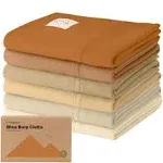 KeaBabies Shea Burp Cloths in Terracotta