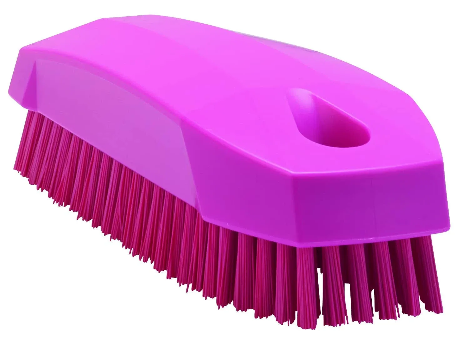 Vikan 64401 Small Hand Brush- Stiff, Pink