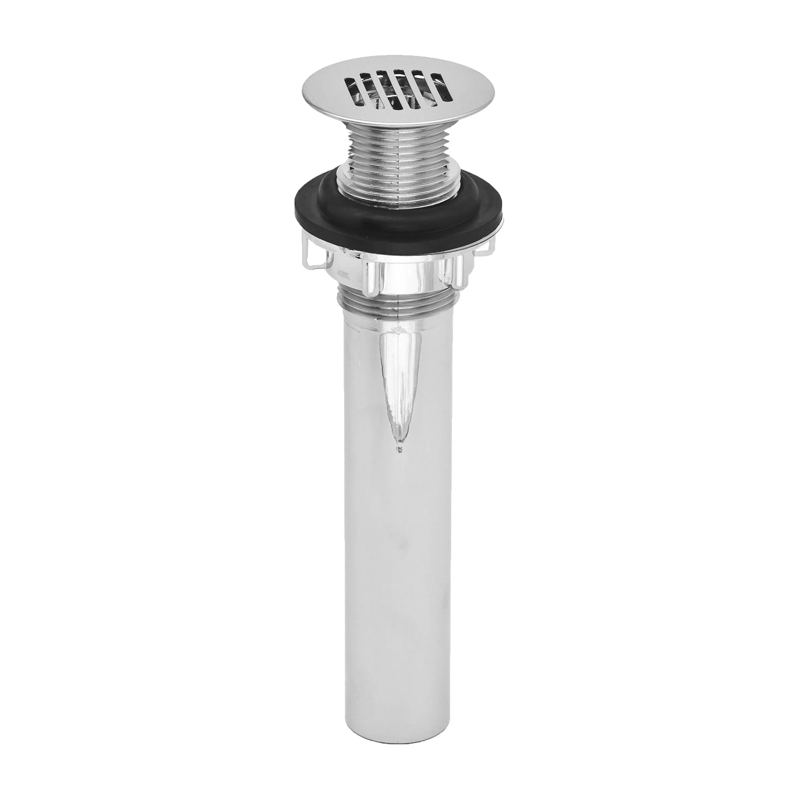 DecoDRAIN Grid Strainer Drain for Bathroom Vanity/Lavatory/Vessel/Sink, Plated ABS Body No Overflow; Chrome; PF0727-CH