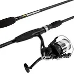 Wakeman Strike Series Spinning Rod and Reel Combo - Blackout Spinning Combos USA