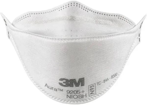 3M Aura Particulate Respirator 9205+ N95, 3-Pack