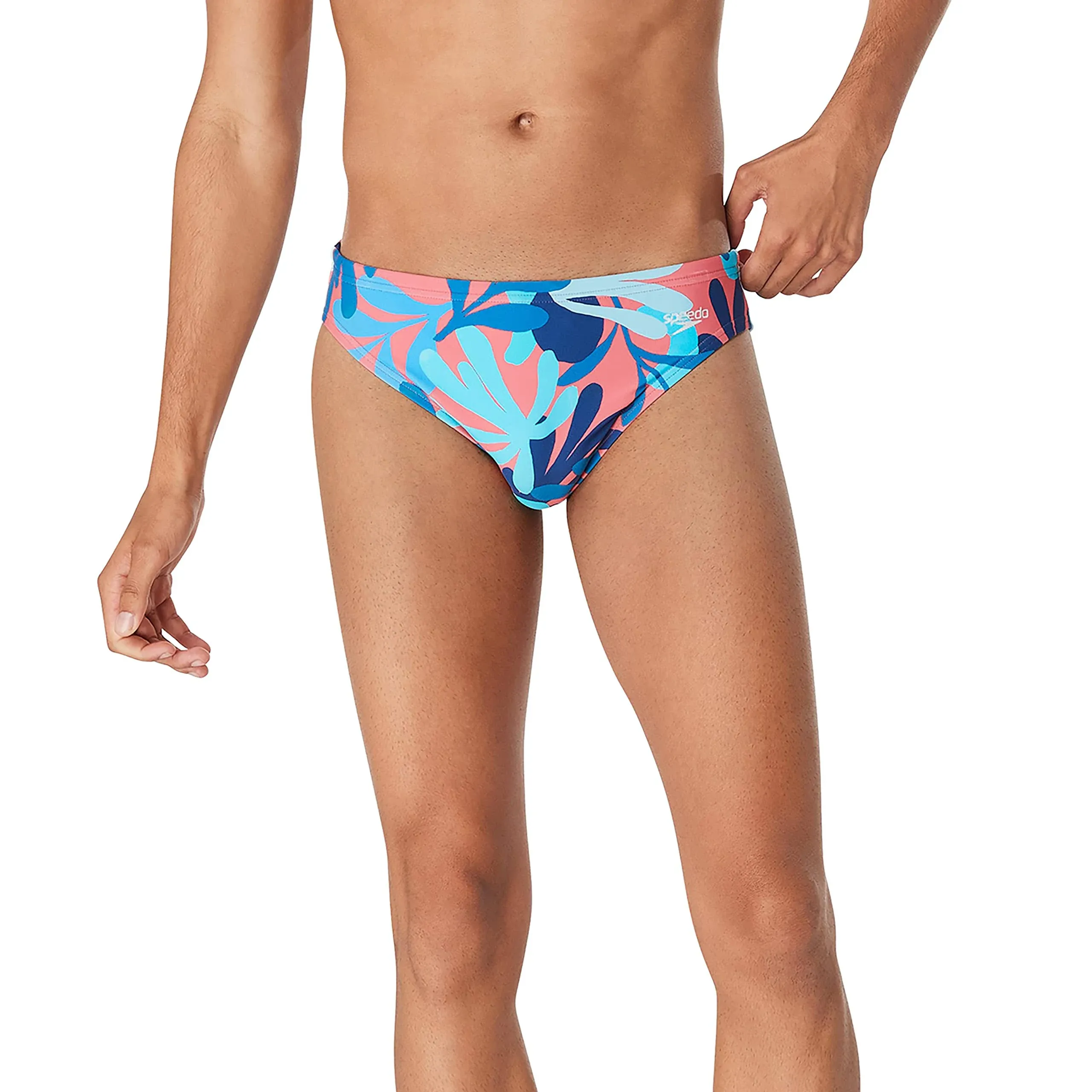 Speedo Men's Swimsuit Brief Eco Flex 2” Outseam Beachstar