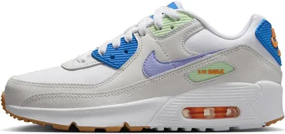 Nike Air Max 90 Ltr Big Kids’ Shoes in White, Size: 6Y | CD6864-125