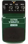 Behringer Ultra Vibrato UV300 Classic Vibrato Instrument Effects Pedal,Green