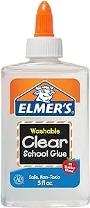 Elmer's Clear Washable School Glue, 5 oz