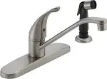  Single-Handle Kitchen Sink Faucet with Side 1.5 GPM Water Flow Stainless