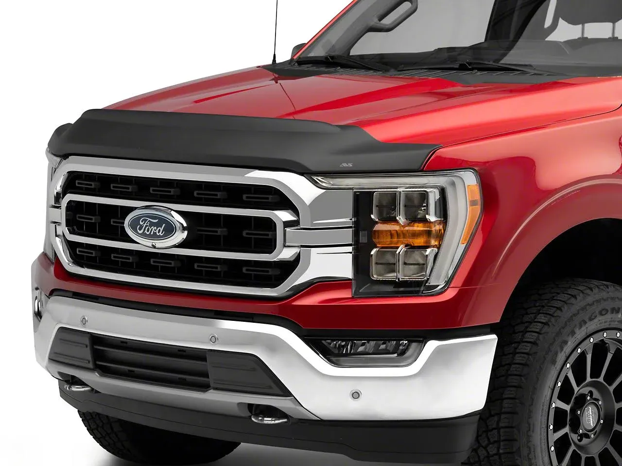 Ford F-150 AVS Aeroskin II Hood Protector - Textured Black 436196