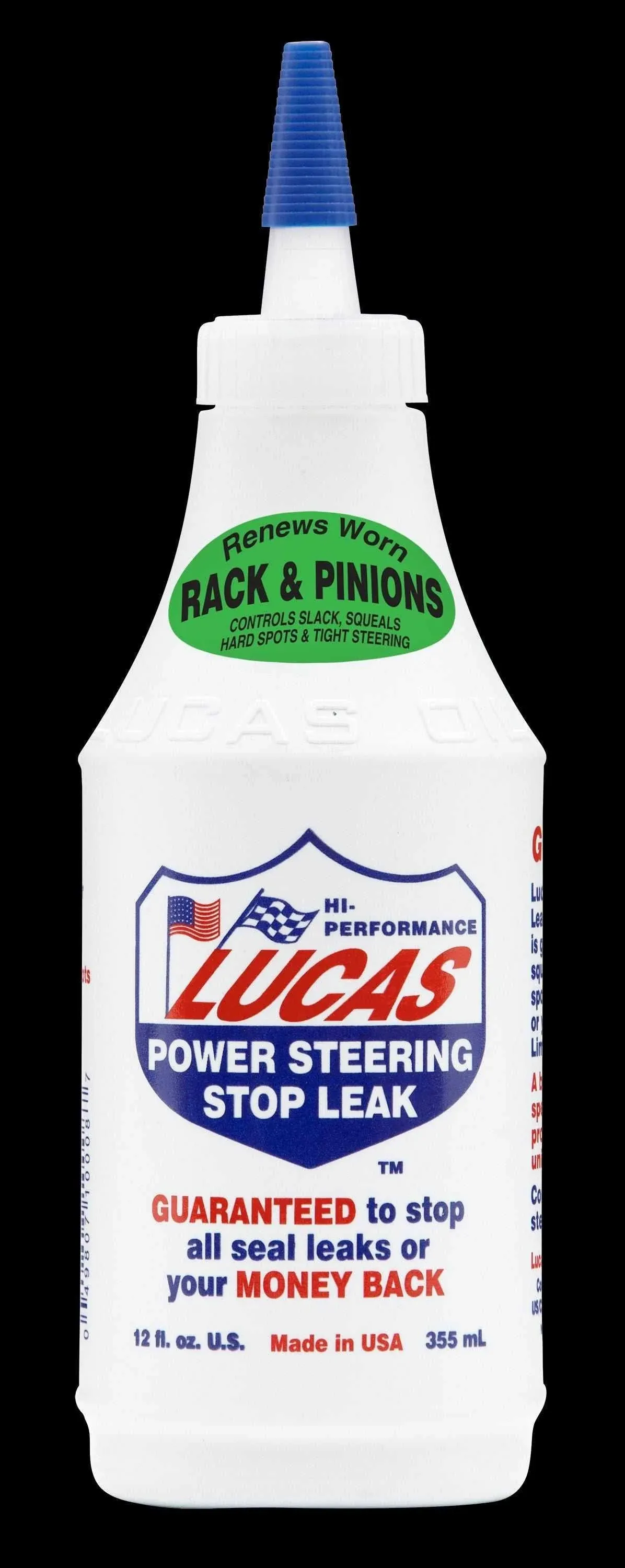 Lucas Power Steering Stop Leak Oil -  12 fl oz dropper