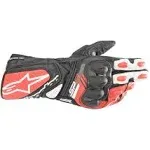 35583211304L Alpinestars 3558321-1304-L GLOVE SP-8 V3 B/W/R L