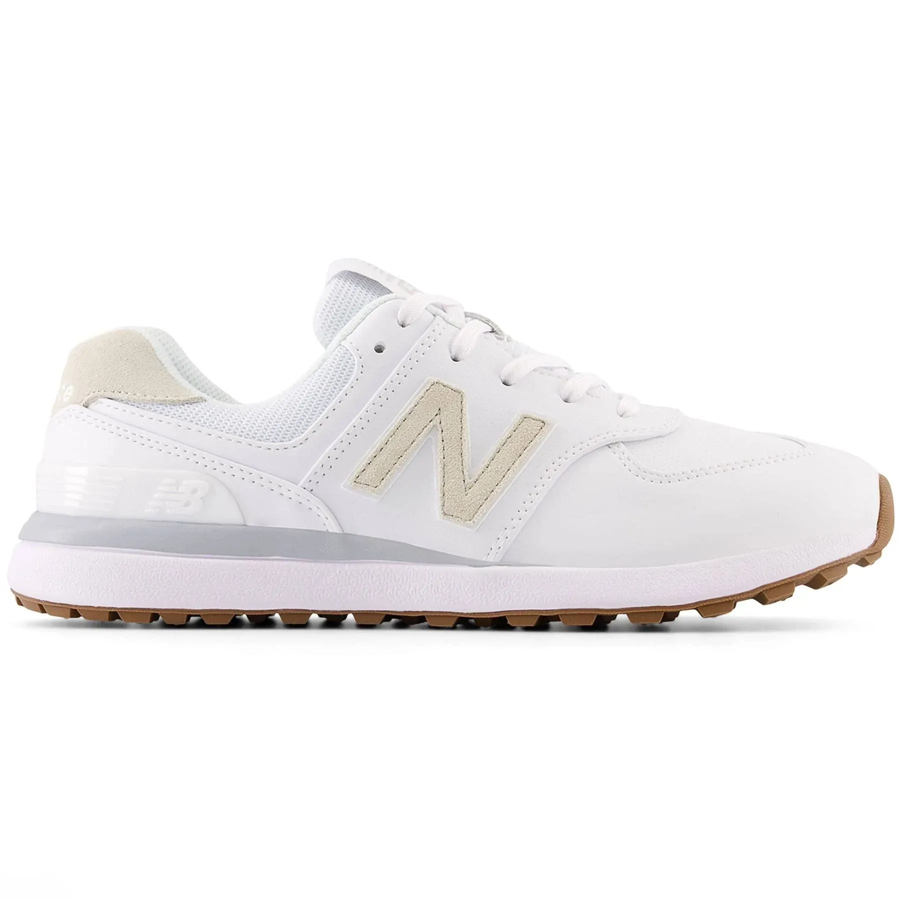 New Balance Women's 574 Greens V2 Golf Shoes - White (Size 7.5)