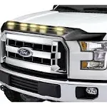 AVS Silverado Aeroskin LightShield Hood Protector; Black Chevy 1500